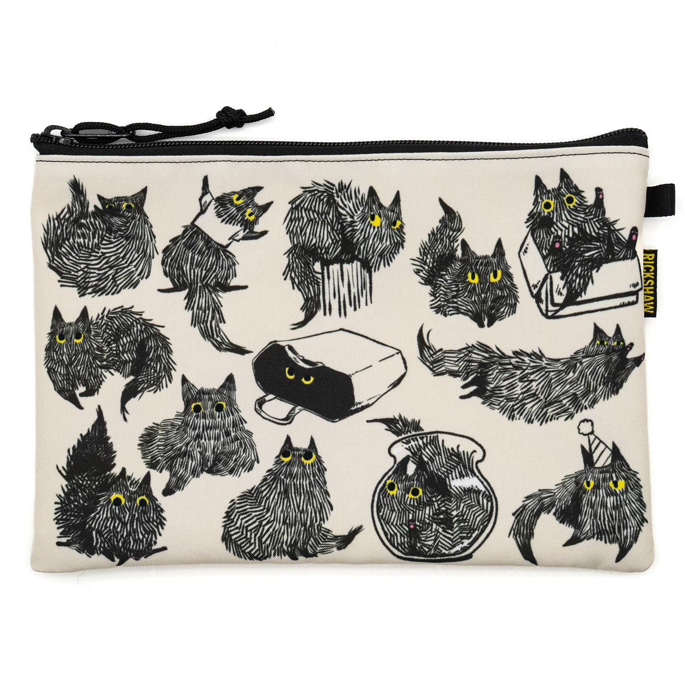 Rickshaw Large Utility Case A5 - Yuki Cat