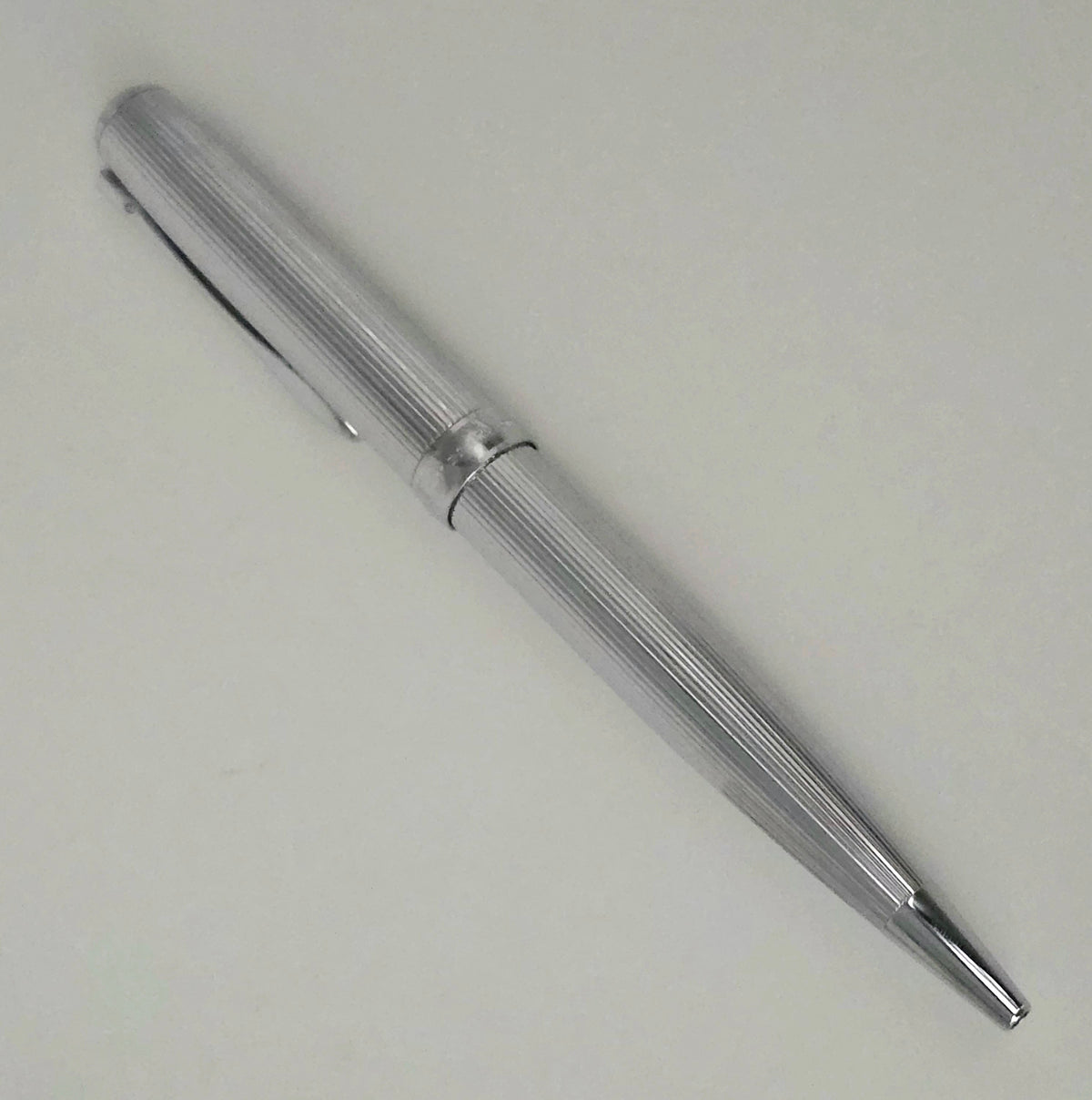Diplomat Excellence A2 Ballpoint - Guilloche Stripes Chrome