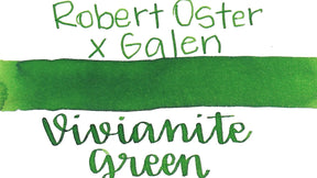 Robert Oster x Galen Leather Vivianite Green