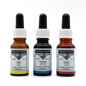 Rohrer & Klingner 29 Range Calligraphy Ink NOT FOR FOUNTAIN PENS - 12ml Bottle