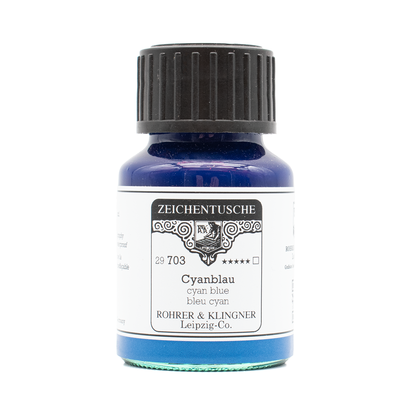 Rohrer & Klingner 29 Range Calligraphy Ink NOT FOR FOUNTAIN PENS - 50ml Bottle