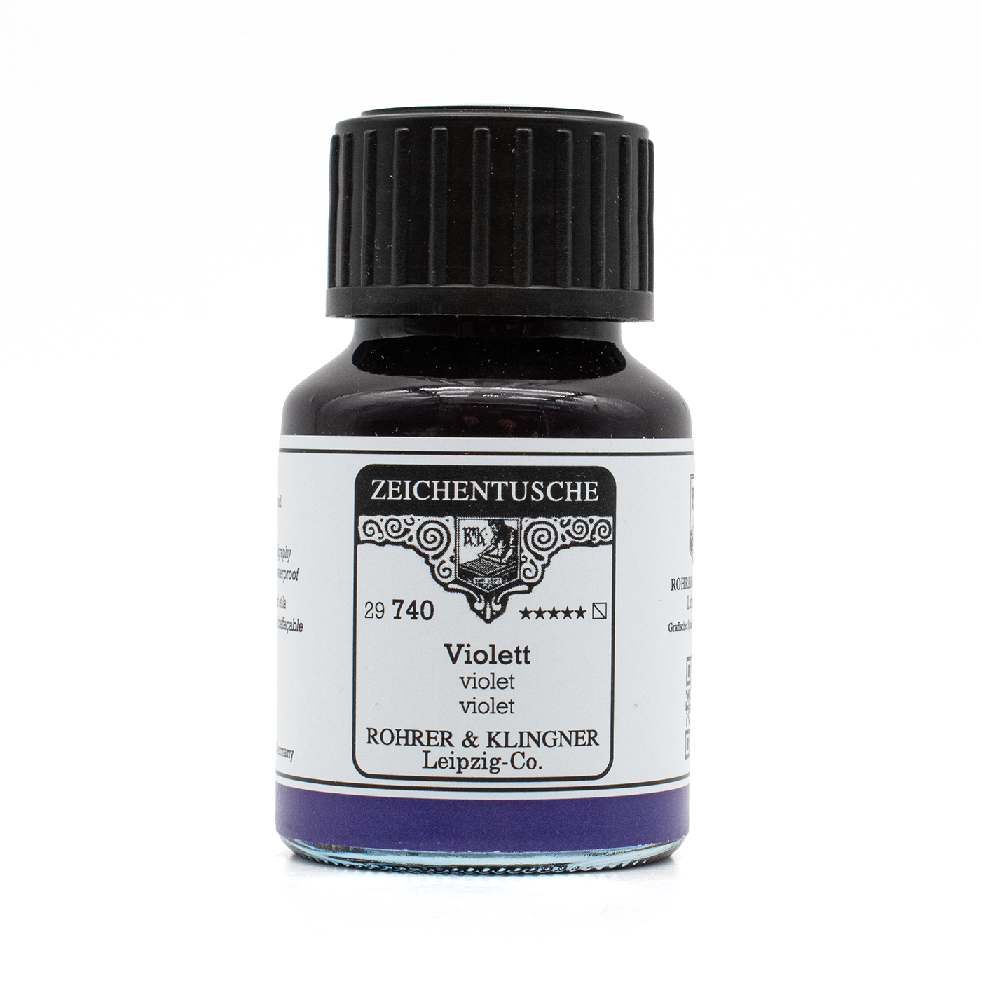 Rohrer & Klingner 29 Range Calligraphy Ink NOT FOR FOUNTAIN PENS - 50ml Bottle