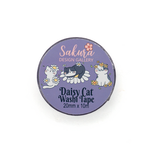 Sakura Design Gallery - Washi Tape - Daisy Cat