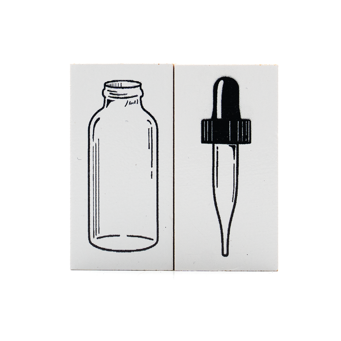 Sanby - Ink Biyori - Pipette Set Rubber Stamp