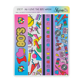 Shine Sticker Studio Washi Strip Sticker - I Love the 80's