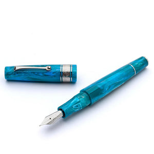 Leonardo Supernova - Star Light Blue Silver Trim Fountain Pen