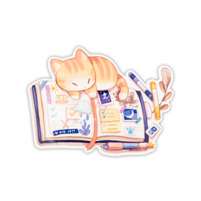 Thousand Skies - Kitten's Journal Vinyl Sticker