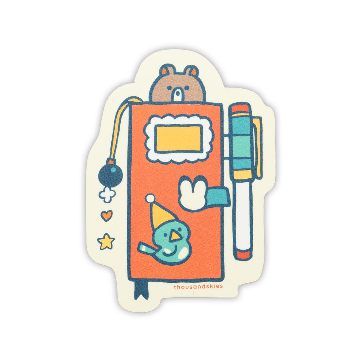 Thousand Skies - Weekly Journal Vinyl Sticker