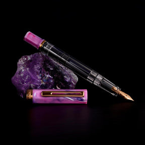 TWSBI ECO -  Fluorite Purple w/Bronze Fountain