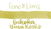 Tono & Lims - Fukuoka Special Series - Fukuoka Yuzu Kosho