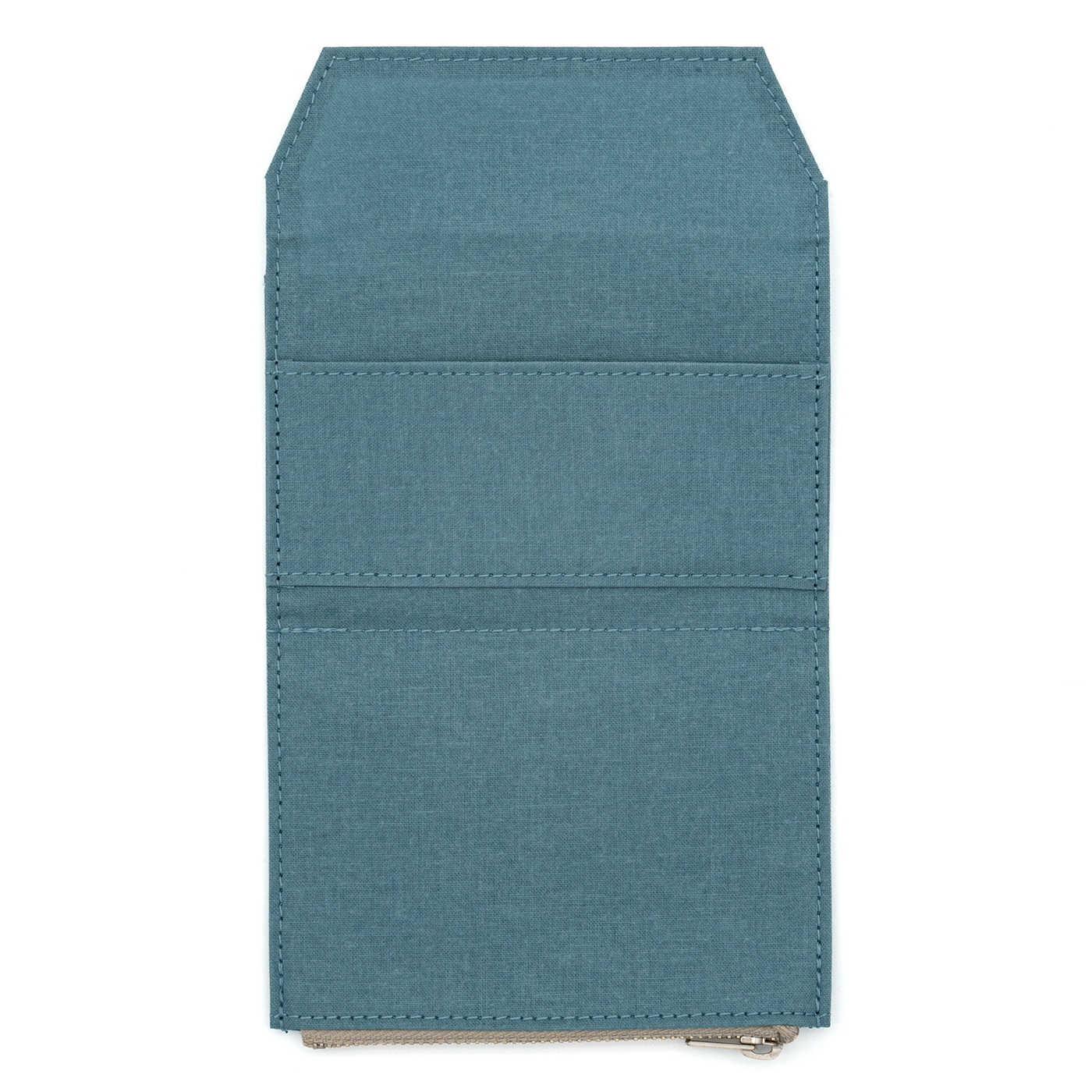TRAVELER'S Factory Passport Sized Cloth Zippered Pouch