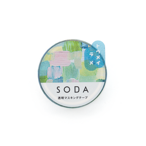 King Jim SODA Transparent Masking Tape - 20mm - Tapestry