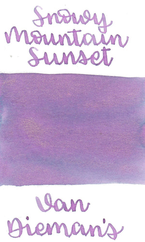 Van Dieman's Tasmania - Snowy Mountain Sunset