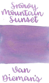Van Dieman's Tasmania- Snowy Mountain Sunset