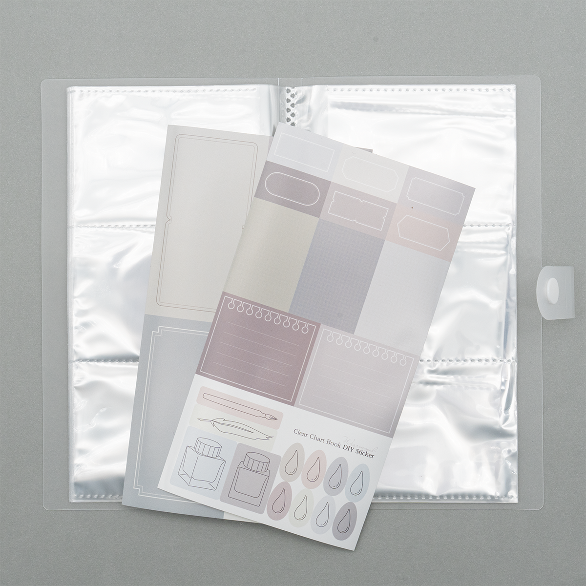 Wearingeul Clear Chart Book - 20 Sheets