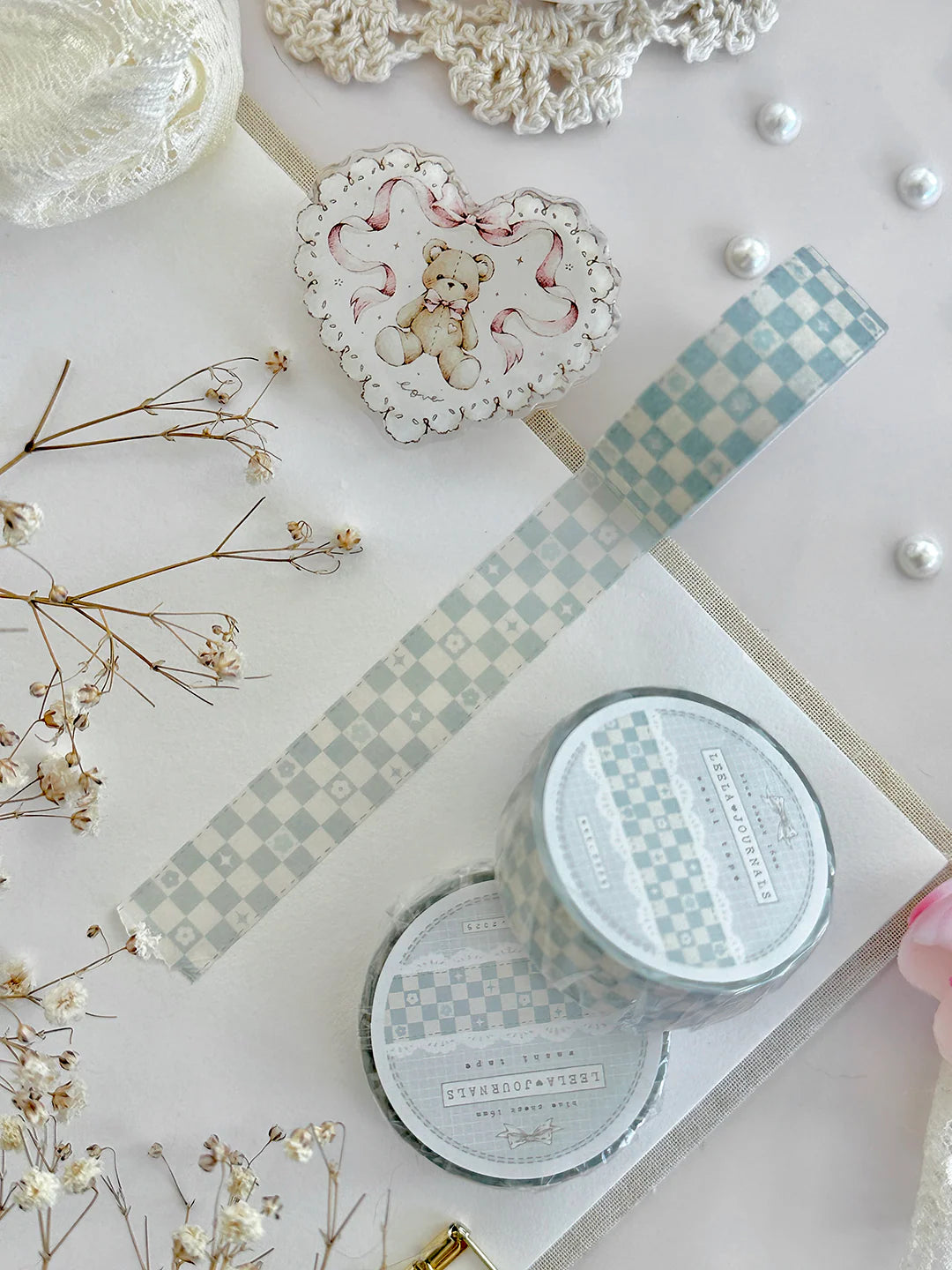Leelajournals Washi Tape - Whimsy Checks