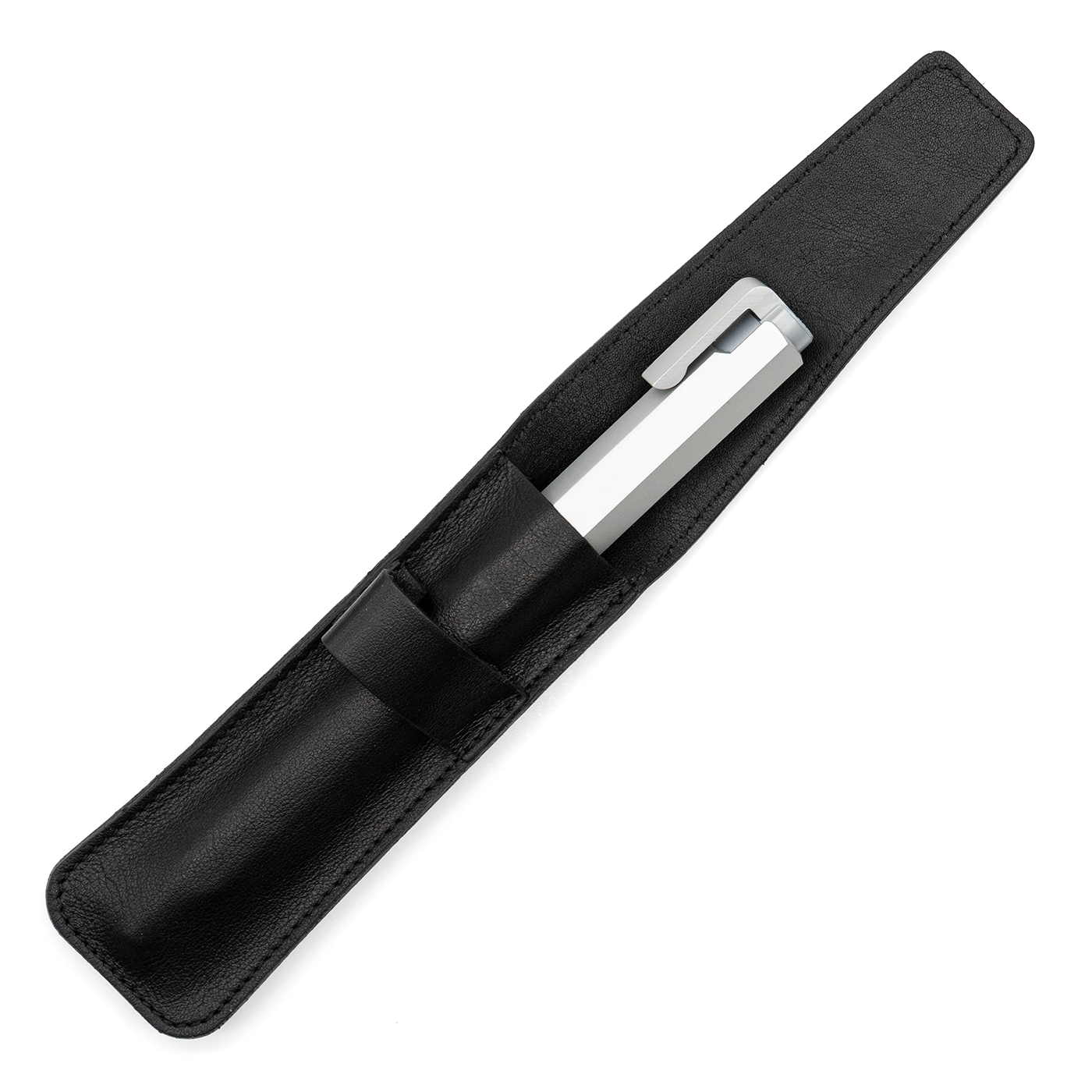Worther Shorty Mechanical Pencil - Alum Clutch with Leather Case