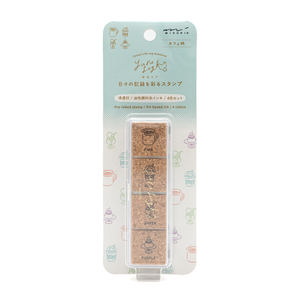 Midori Yurulog Stamp - Cafe