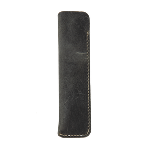 Galen Leather Co. Leather Single Pen Sleeve - Crazy Horse Smoky
