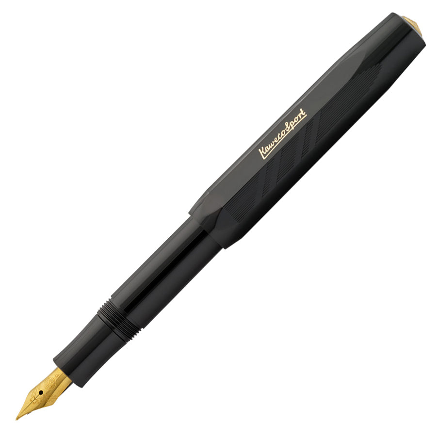Kaweco Classic Sport Fountain - Black Guilloche