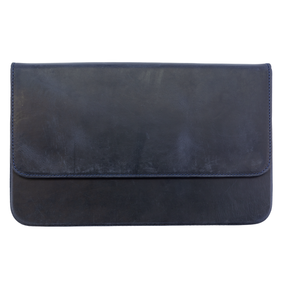 Galen Leather Co. Magnum Opus 12 Slot Magnetic Hard Pen Case - Navy Blue