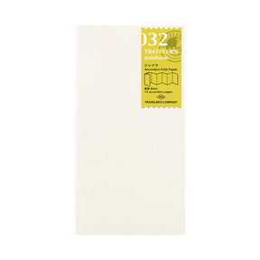 TRAVELER'S COMPANY Regular Sized Refill 032 - Accordion Fold Paper