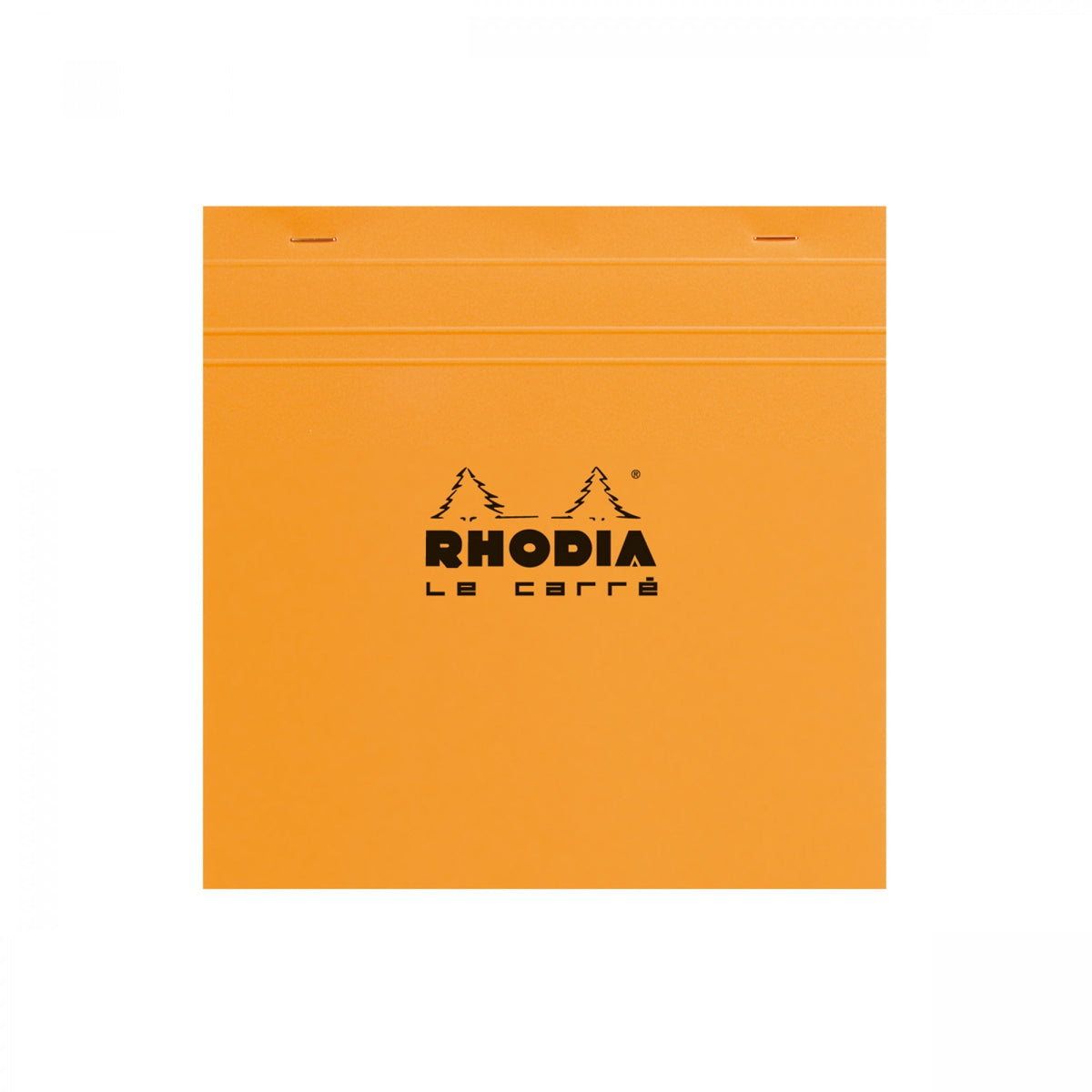Classic Rhodia pads, with acid-free extra white paper, microperforated sheets, stiff back cover and reinforced staples.  Measures 5 3/4 x 5 3/4" 80 Sheets (160 Pages) Graph Paper Paper Weight: 80 GSM Orange Coated Cardboard Cove
