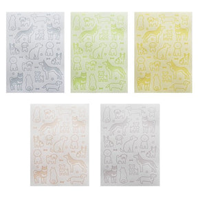Kamiterior Memoterior SHEER Notepad- Dogs