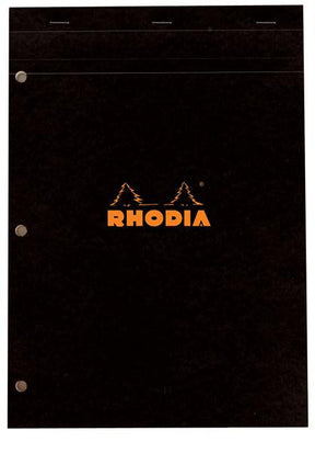 Rhodia #18 Classic Staplebound Notebook - Black