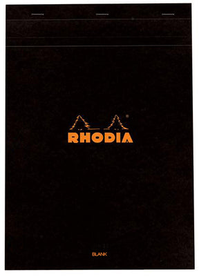 Rhodia #18 Classic Staplebound Notebook - Black