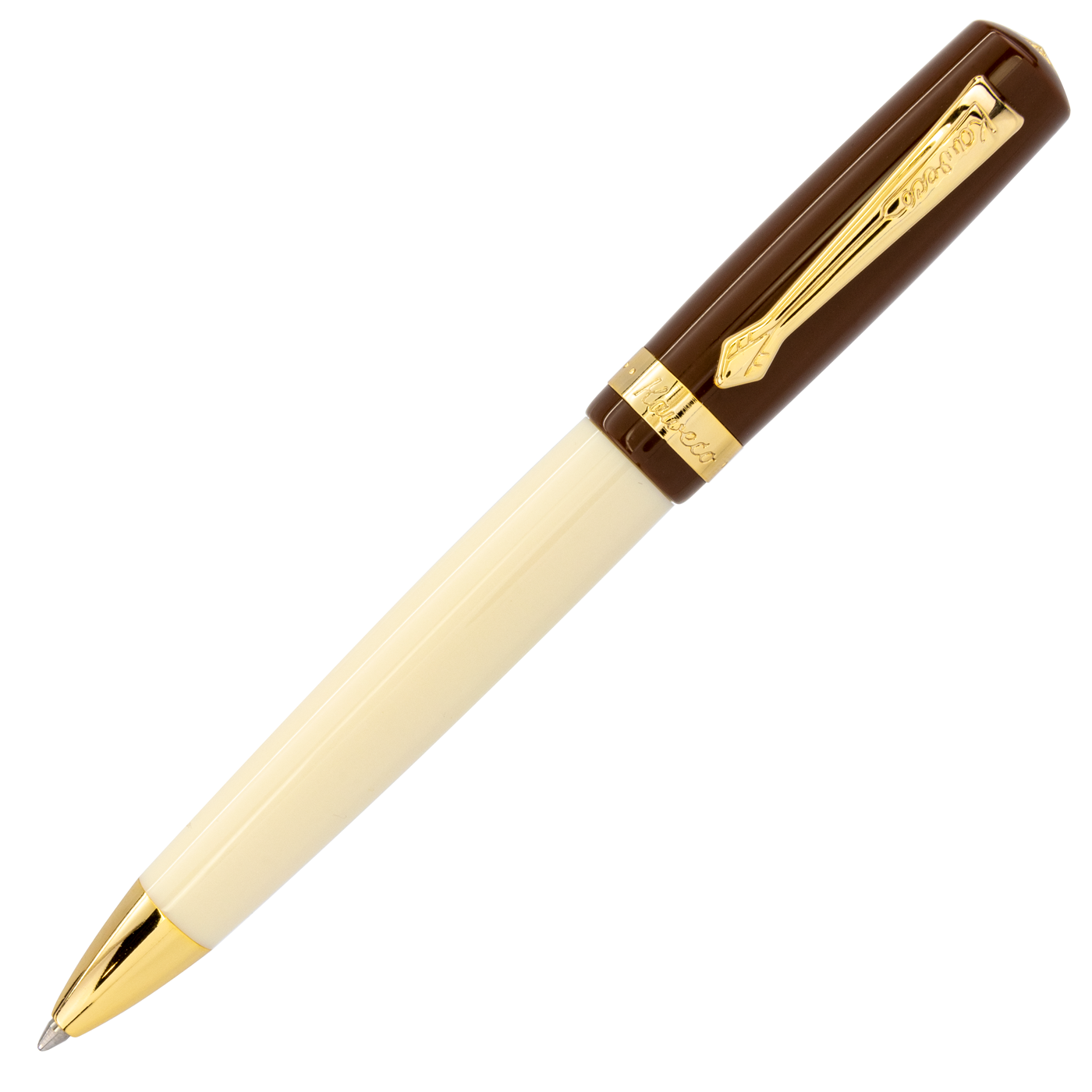 Kaweco Student Ballpoint - 20's Jazz Brown & Ivory
