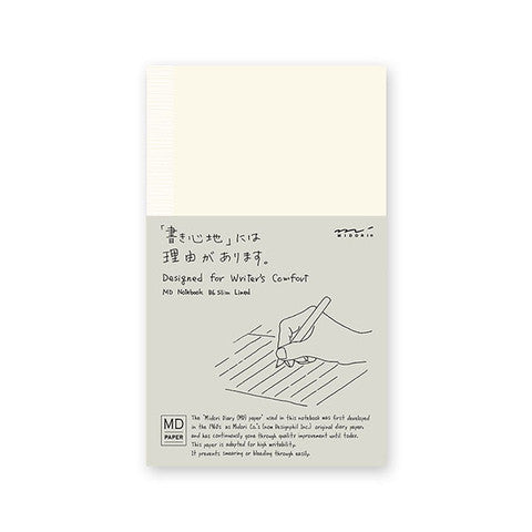 Midori MD B6 Slim Notebook- Lined