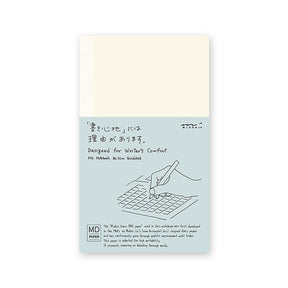 Midori MD B6 Slim Notebook- Grid