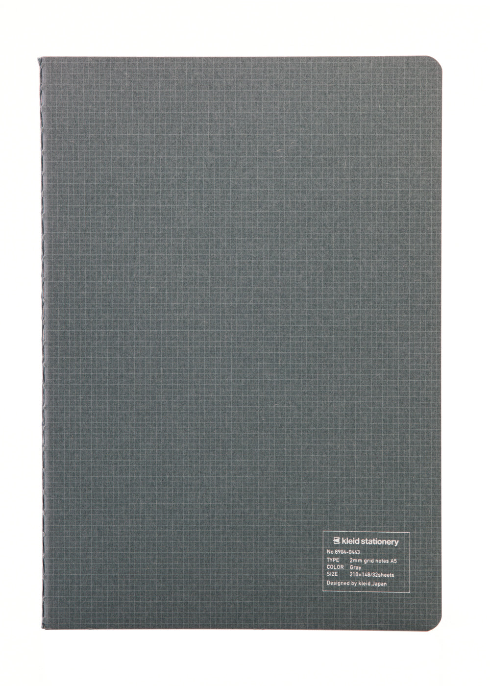 Kleid 2mm Grid Notes A5- Grey