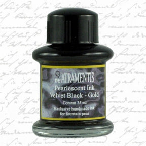 De Atramentis Pearlescent Velvet Black Gold