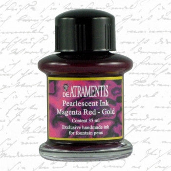 De Atramentis Pearlescent Magenta Red Gold