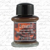 De Atramentis Pearlescent Whisky Brown Silver