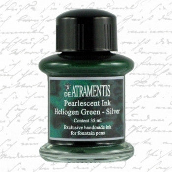 De Atramentis Pearlescent Heliogen Green Silver