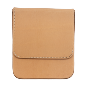 Galen Leather Co. Magnum Opus 6 Slot Magnetic Hard Pen Case - Undyed Leather