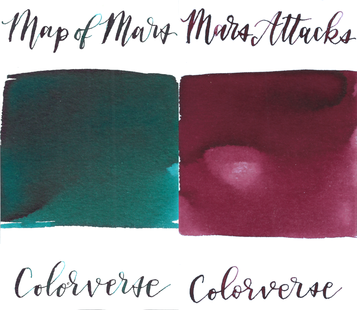 Colorverse Duo - 63 & 64 Map of Mars & Mars Attacks