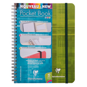 Clairefontaine Classics Side Wirebound Notebook - A5 w/ Elastic Closure