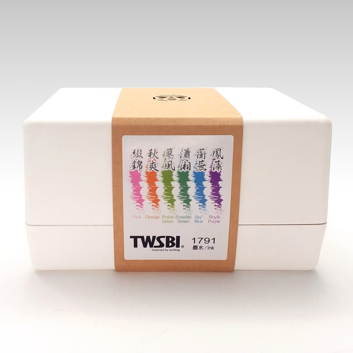 The new TWSBI fountain pen ink 6 pack series was created from a book written in 1791 called "Dream of Red Chambers". As one of China's 4 great classical novels the colors were picked from descriptions within this book. 