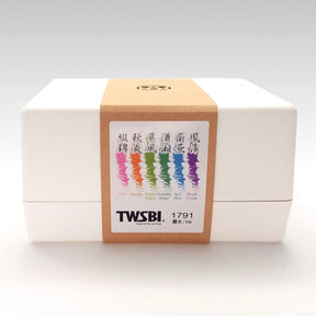 The new TWSBI fountain pen ink 6 pack series was created from a book written in 1791 called "Dream of Red Chambers". As one of China's 4 great classical novels the colors were picked from descriptions within this book. 