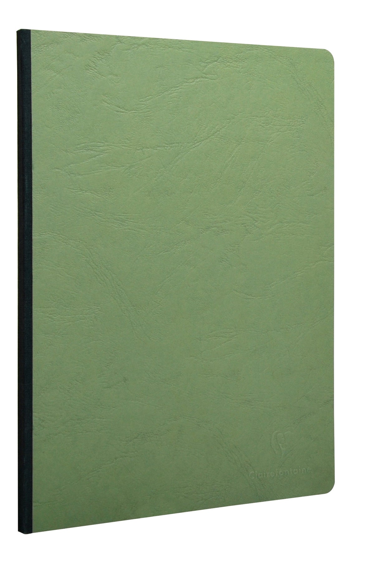Clairefontaine Basics - A4 Side Clothbound Notebook- Green, Lined
