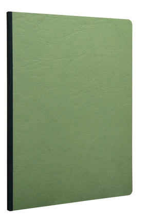 Clairefontaine Basics - A4 Side Clothbound Notebook- Green, Lined