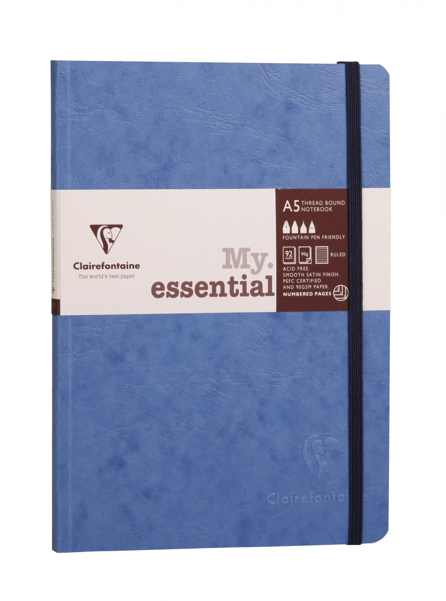 Clairefontaine My Essential A5 Notebook - Blue