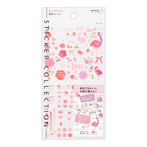 Midori Planner Stickers- Pink