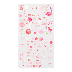 Midori Planner Stickers- Pink