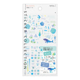 Midori Planner Stickers- Blue