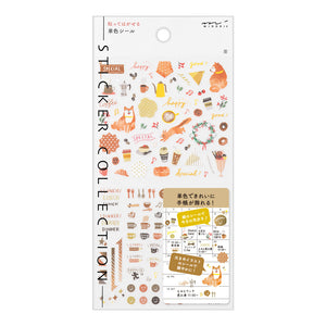 Midori Planner Stickers - Brown